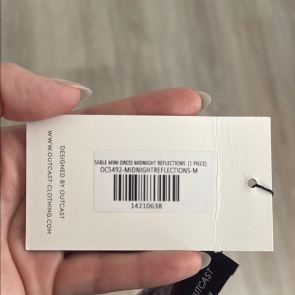 NWT Outcast Mini Halter Dress - Picture 2 of 3